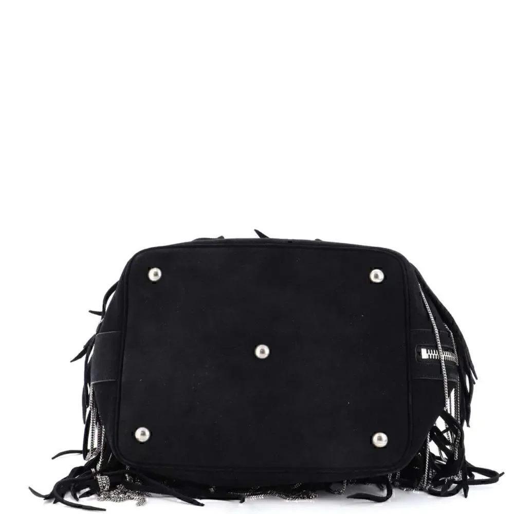 YSL Saint Laurent emmanuelle fringe bucket bag - Picture 5 of 8
